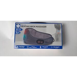 Sealy Ultra Soft Portable Heating Neck Massager Open Box-USB power-Open Box